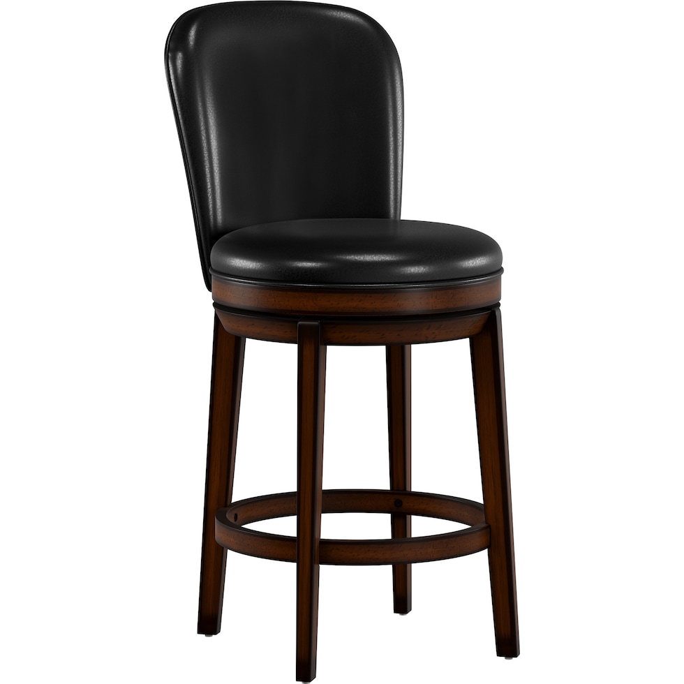 periphia dark brown counter height stool   