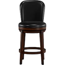 periphia dark brown counter height stool   