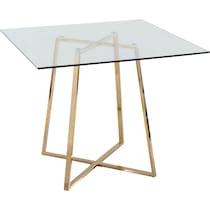 perkins gold dining table   