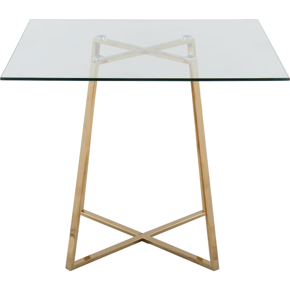 perkins gold dining table   