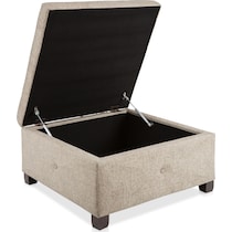 perris light brown ottoman   