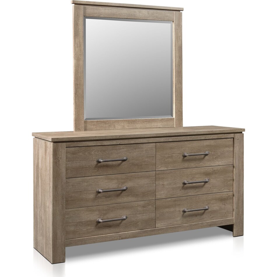 Perry 5Piece Bedroom Set with Dresser and Mirror Value City Furniture