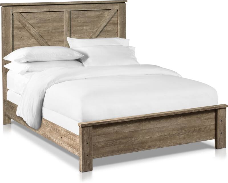 Perry 7Piece Bedroom Set with Nightstand, Chest, Dresser and Mirror