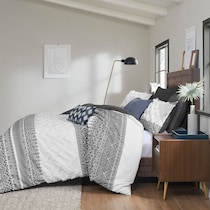 persia gray king california king bedding set   