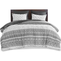 persia gray king california king bedding set   