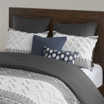 persia gray king california king bedding set   