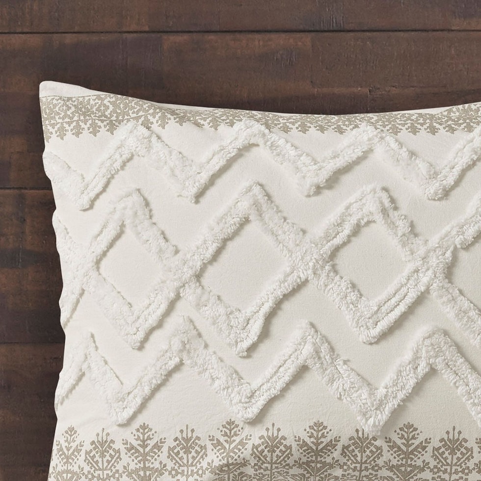 persia light brown full queen bedding set   
