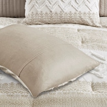 persia light brown full queen bedding set   
