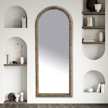perth gold floor mirror   
