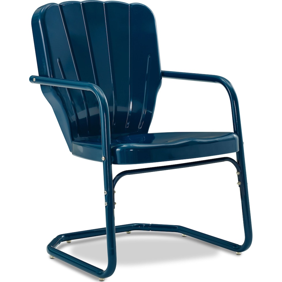 petal blue outdoor chair set   