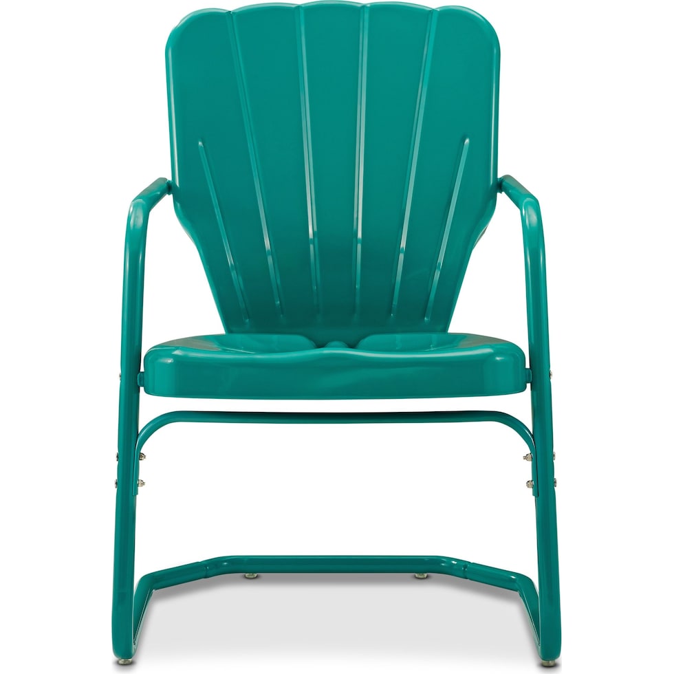 petal blue outdoor chair set   