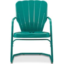 petal blue outdoor chair   