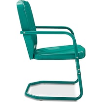 petal blue outdoor chair   
