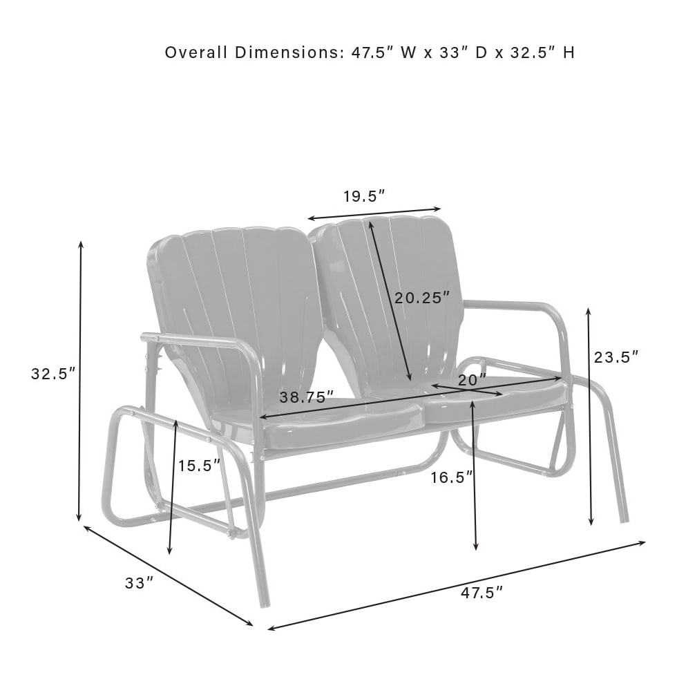 petal blue outdoor dinette   