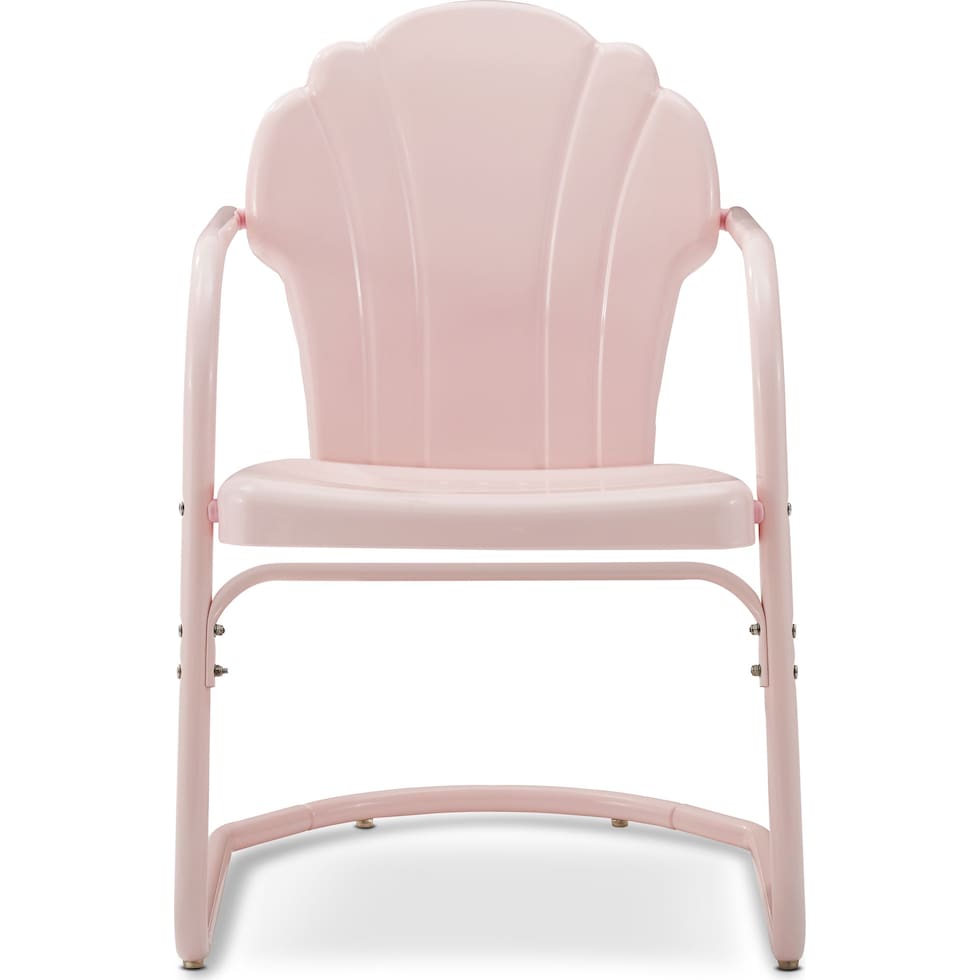 petal pink outdoor chair   