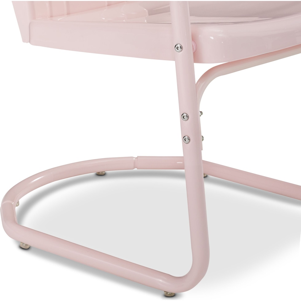 petal pink outdoor chair   