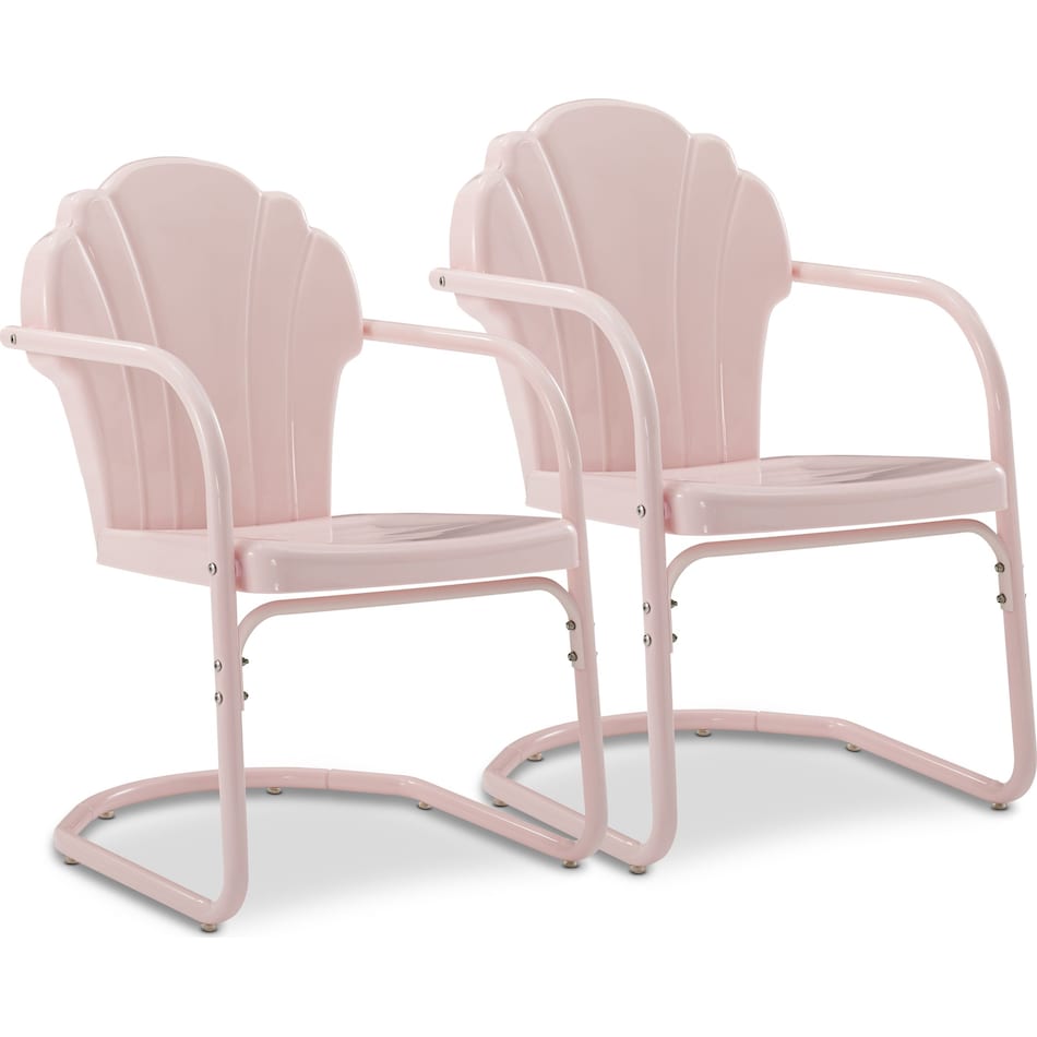 petal pink outdoor chair   