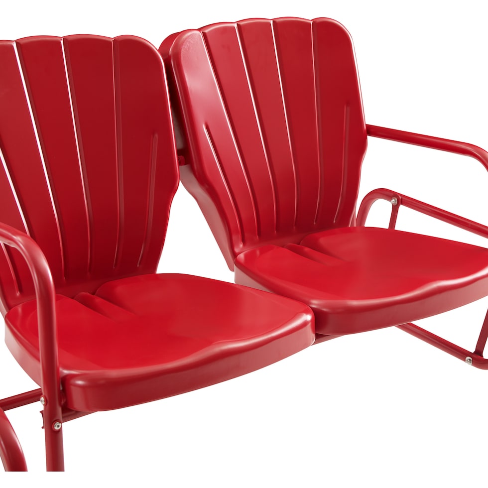 petal red outdoor dinette   