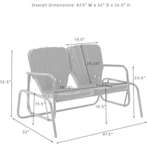 petal red outdoor dinette   