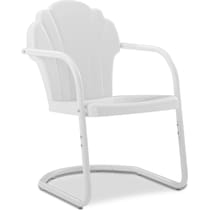 petal white outdoor chair   