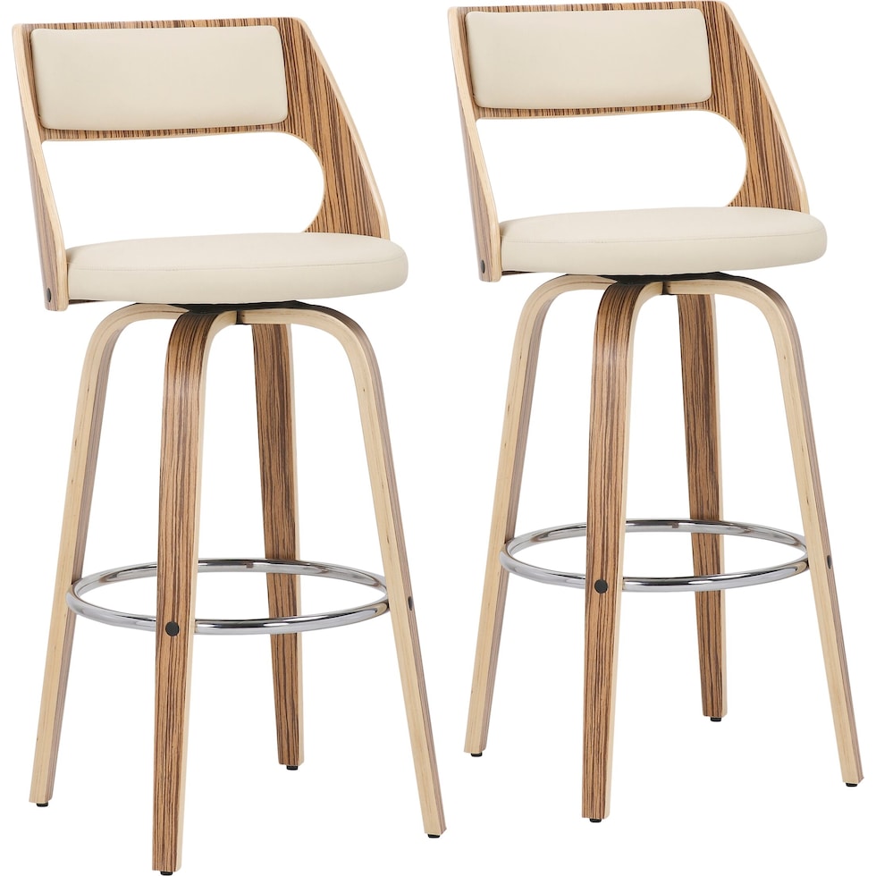 petra zebra bar stool   