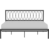 petunia gray king bed   