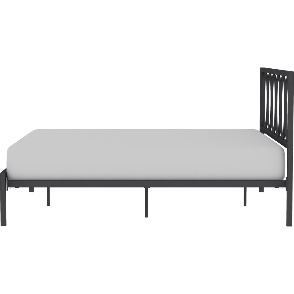 petunia gray king bed   