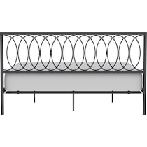 petunia gray king bed   
