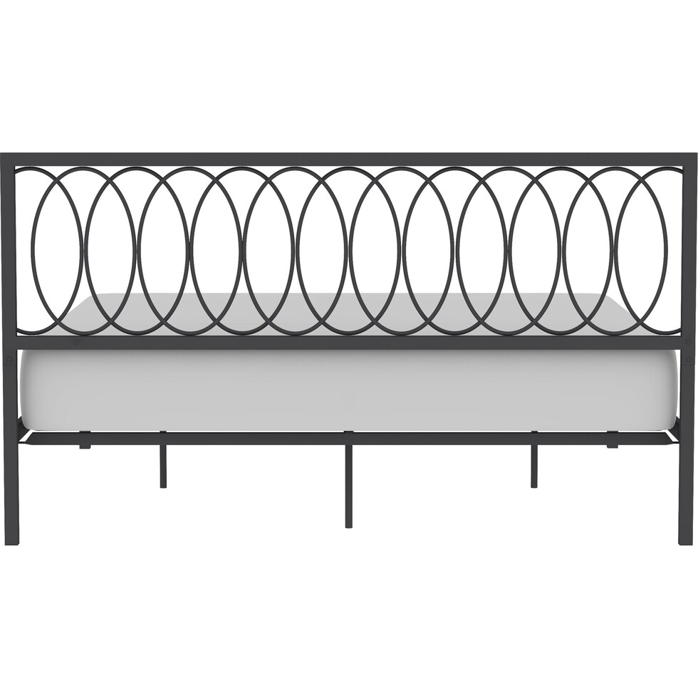 petunia gray king bed   