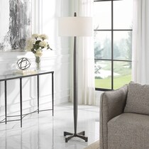 peyton black floor lamp   