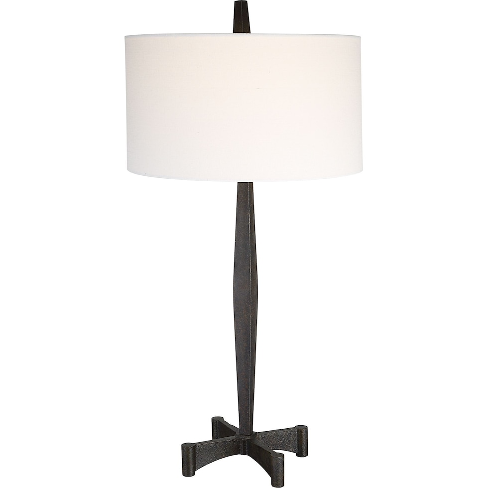 peyton black table lamp   