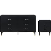 phaedra black dresser   