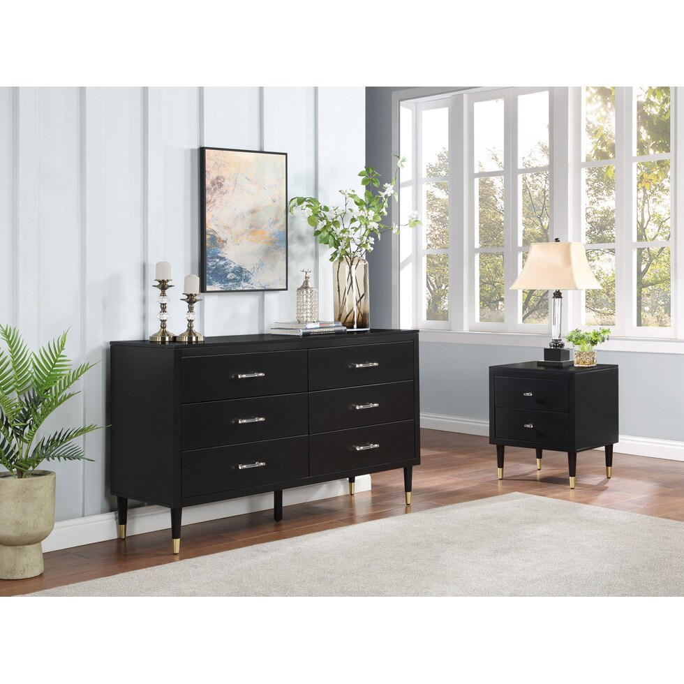phaedra black dresser   