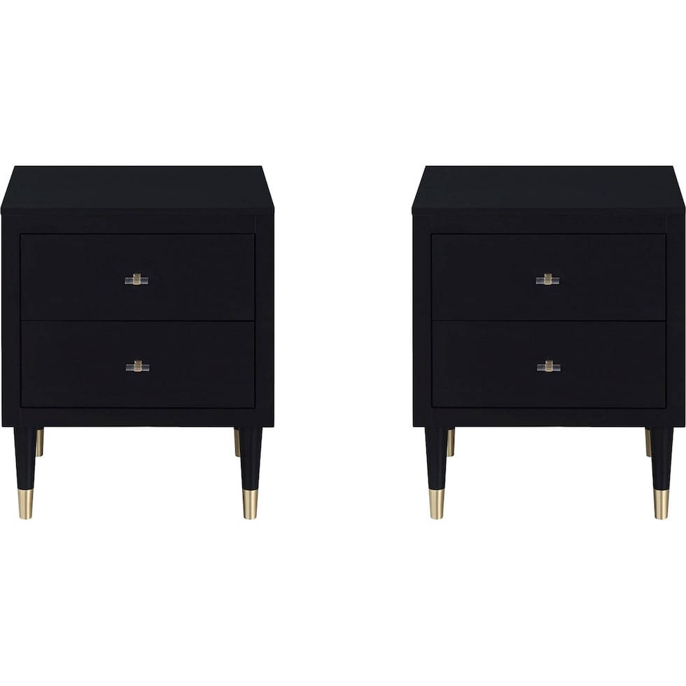 phaedra black nightstand   