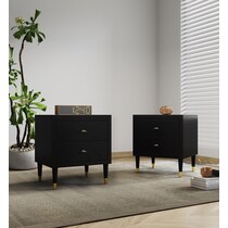 phaedra black nightstand   