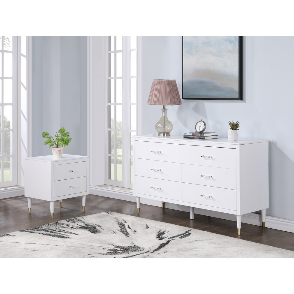 phaedra white dresser   