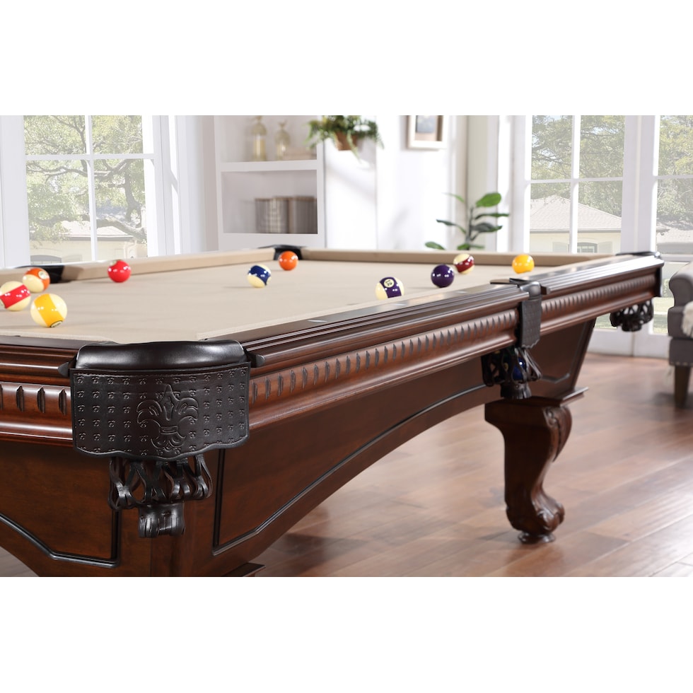 philadelphia dark brown gaming table   