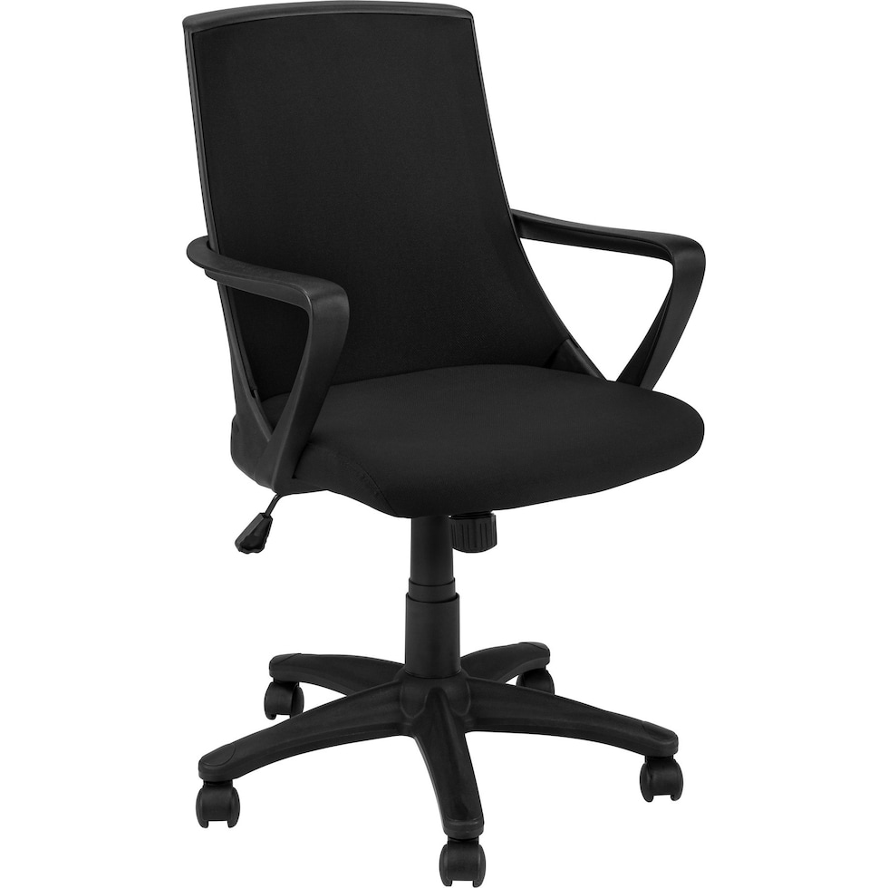 philip black desk chair   