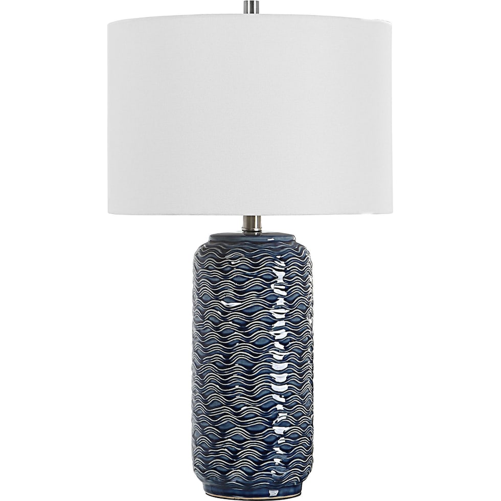 philippa blue table lamp   