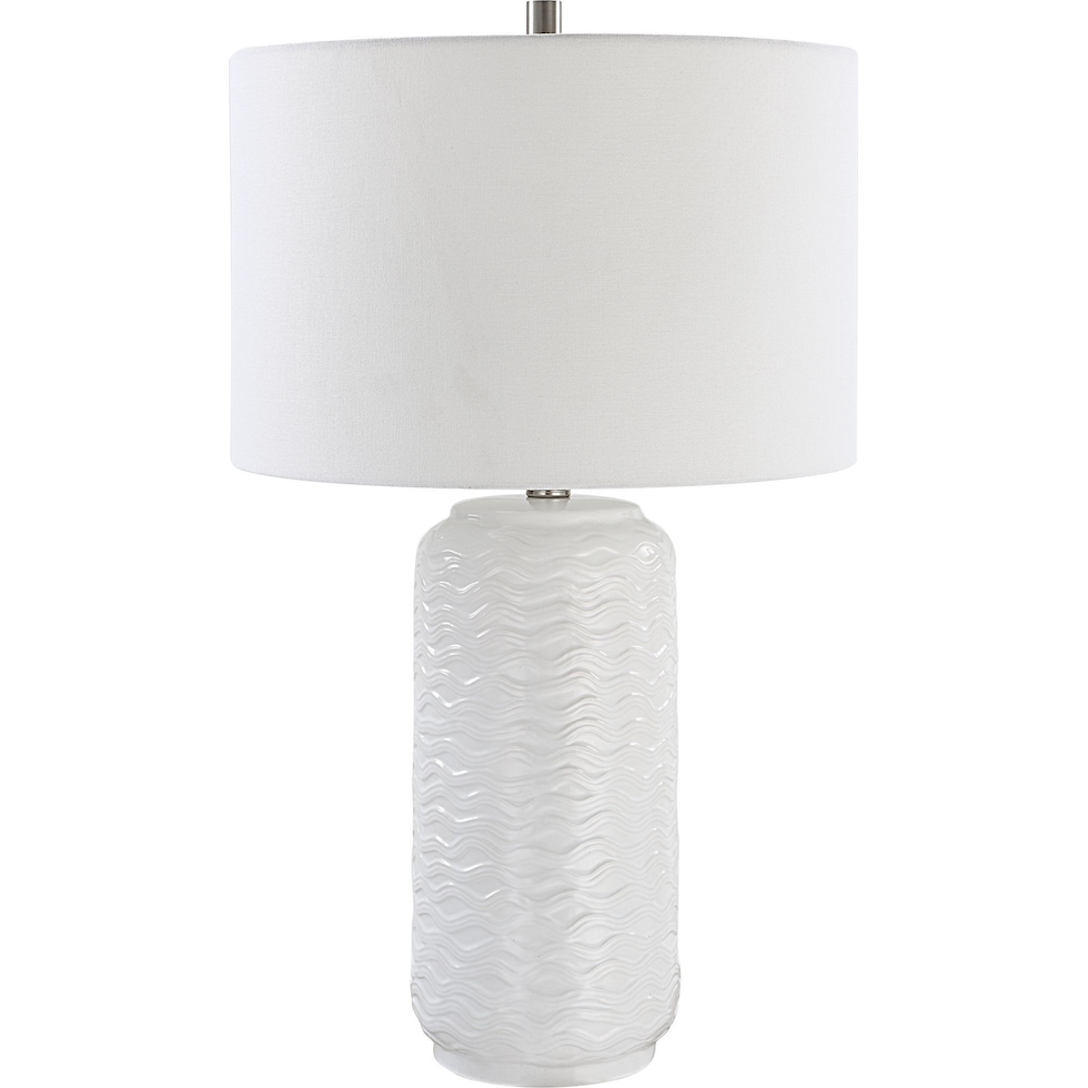 philippa white table lamp   