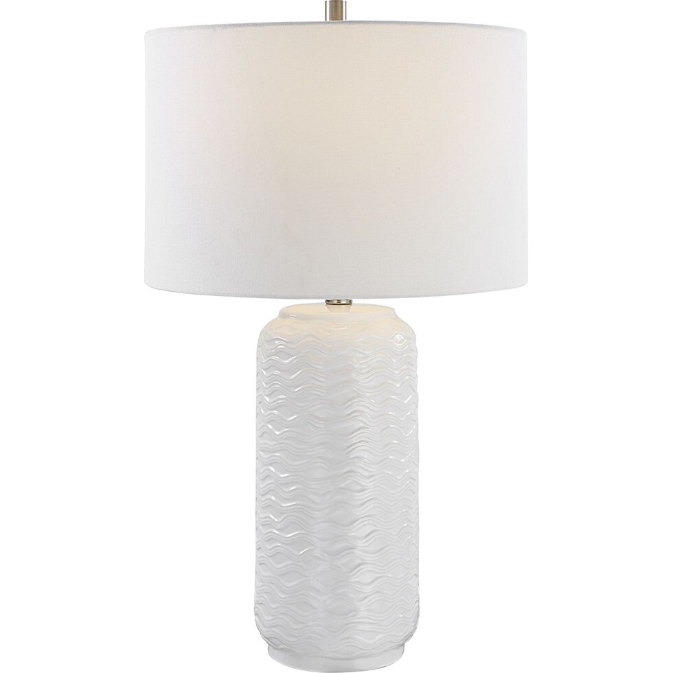 philippa white table lamp   