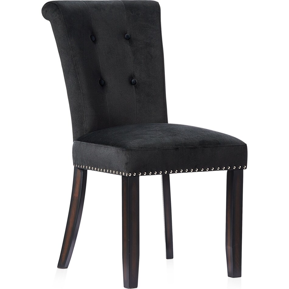 phoebe black dining chair   
