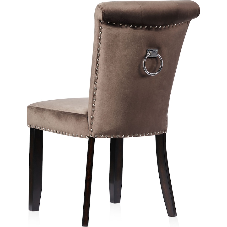 phoebe gray dining chair   
