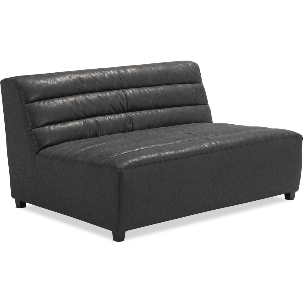 phoenix black loveseat   