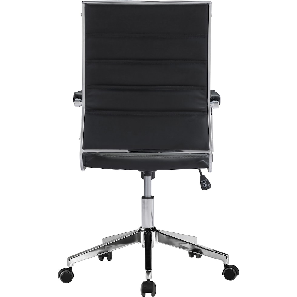 pia black desk chair   