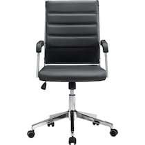 pia black desk chair   