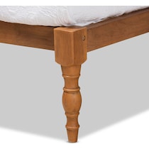piera dark brown twin bed frame   