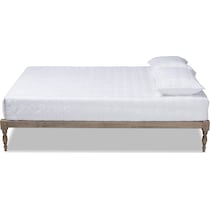 piera gray full bed frame   