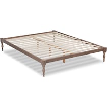 piera gray queen bed frame   