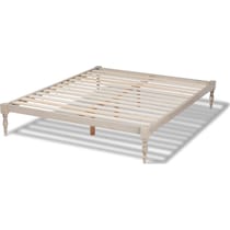 piera white queen bed   